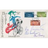 ATHLETICS: A First Day Cover issued to commemorate the IXth Commonwealth Games in Edinburgh, 1970,