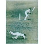 BRADMAN DON: (1908-2001) Australian Cricketer. Vintage signed and inscribed 7.5 x 9.