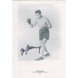 BOXING: Selection of signed 8 x 10 photographs and a few slightly smaller and larger,