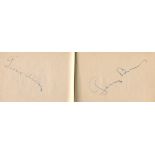 AUTOGRAPH ALBUM: A good autograph album containing over 60 signatures by various film stars and