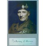 MONTGOMERY B. L.: (1887-1976) British Field Marshal of World War II.