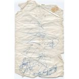 ROLLING STONES THE: Individual ink signatures by Mick Jagger,