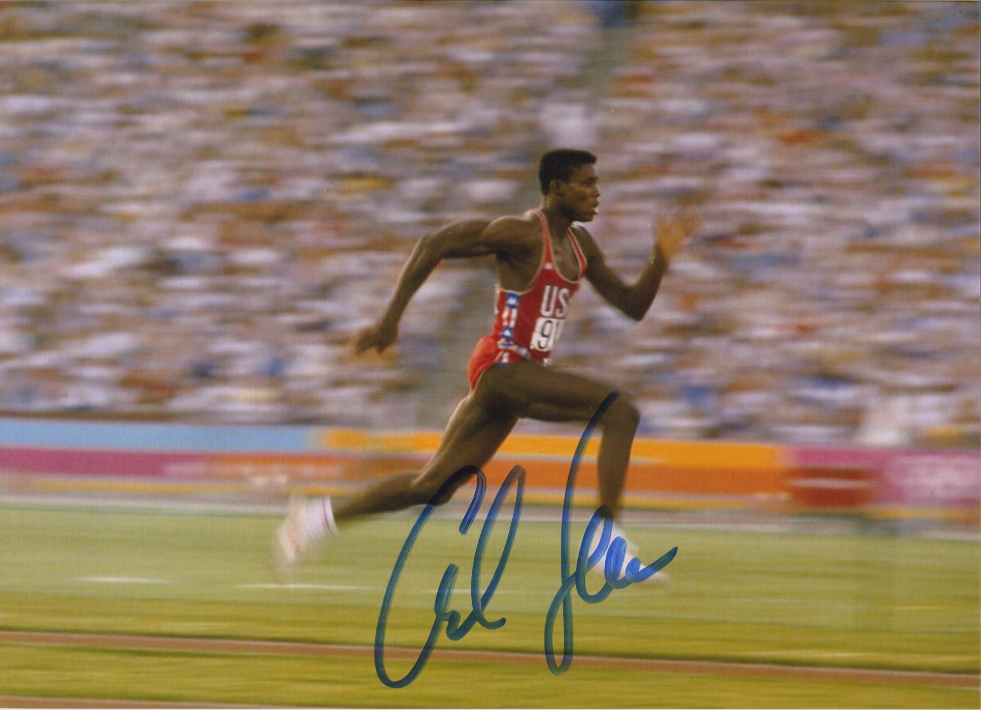 ATHLETICS: Selection of signed pieces, cards, signed colour 8 x 10 photographs etc. - Image 4 of 9