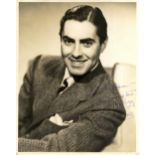 POWER TYRONE: (1914-1958) American Actor.