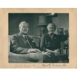 MACMILLAN HAROLD: (1894-1986) British Prime Minister 1957-63. Vintage signed 7 x 5.