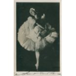 PAVLOVA ANNA: (1881-1931) Russian Ballet Dancer.