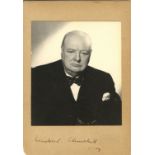 CHURCHILL WINSTON S.: (1874-1965) British Prime Minister 1940-45, 1951-55.