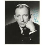 CROSBY BING: (1903-1977) American Singer & Actor, Academy Award winner.