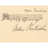 NIKISCH ARTHUR: (1855-1922) Hungarian Conductor.