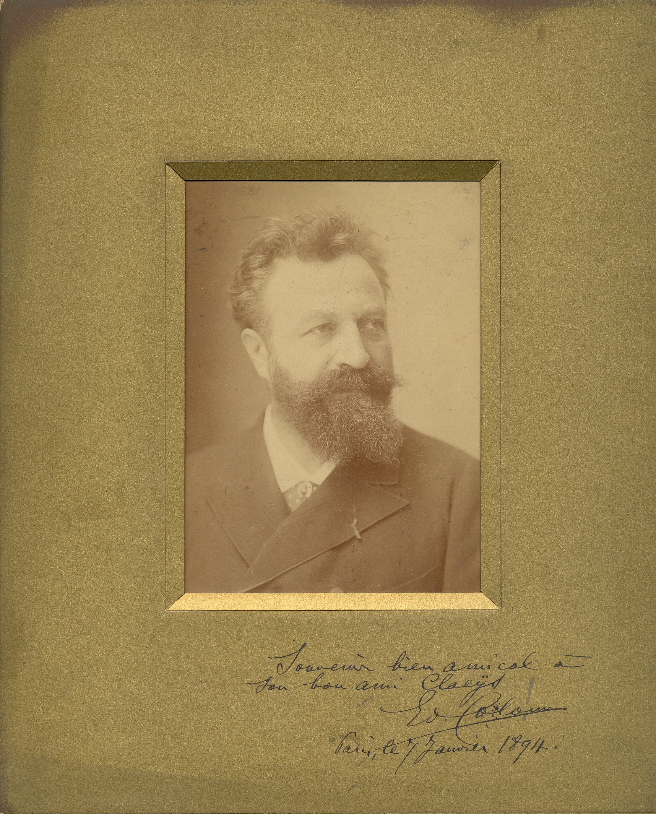 COLONNE EDOUARD: (1838-1910) French Conductor and Violinist.
