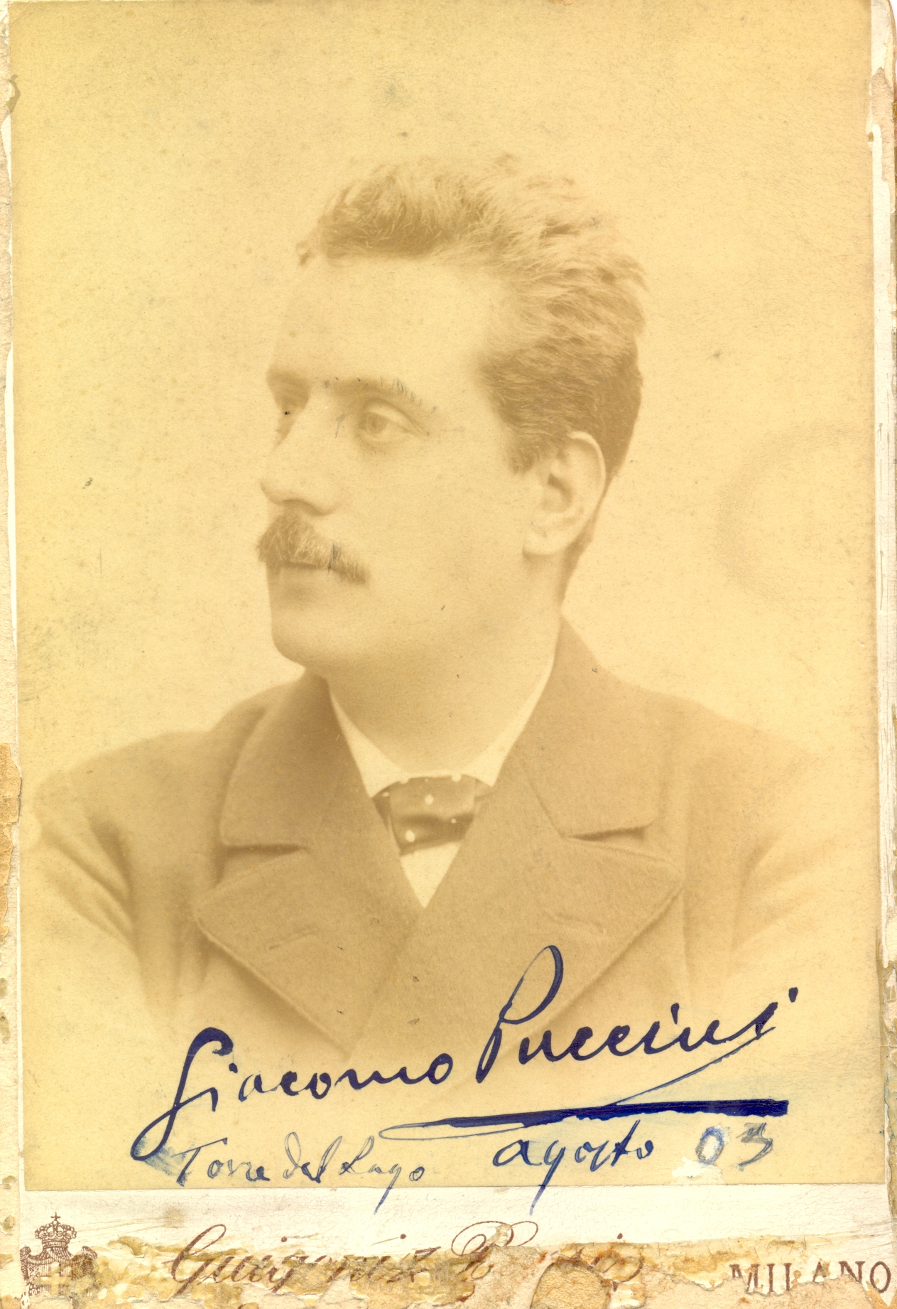 PUCCINI GIACOMO: (1858-1924) Italian Composer.