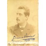 PUCCINI GIACOMO: (1858-1924) Italian Composer.