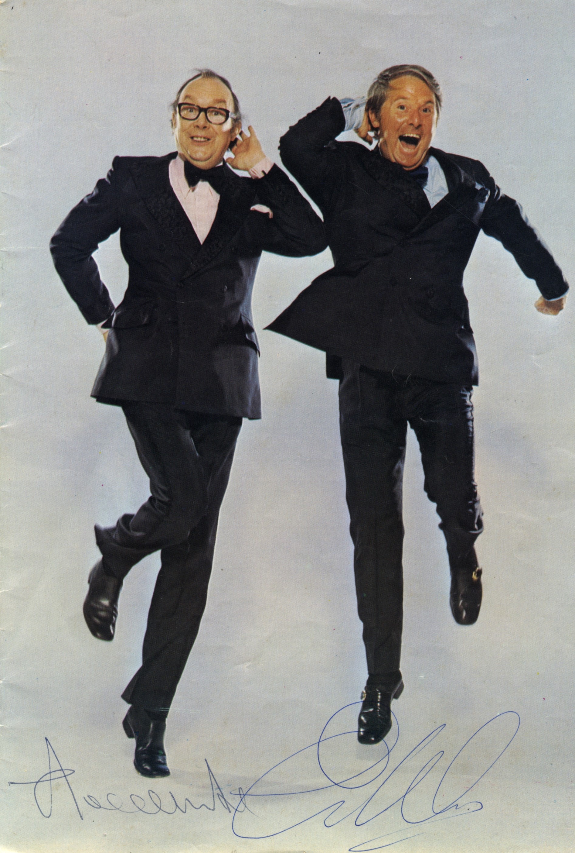 MORECAMBE & WISE: MORECAMBE ERIC (1926-1984) & WISE ERNIE (1925-1999) British Comedians.