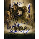 LORD OF THE RINGS THE: Individually signed colour 8 x 10 photograph by various cast members of The