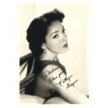 ACTRESSES: Selection of signed postcard photographs and slightly larger, some 8 x 10s etc.