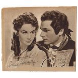 LEIGH & OLIVIER: LEIGH VIVIEN (1913-1967) English Actress & OLIVIER LAURENCE (1907-1989) English