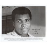 ALI MUHAMMAD: (1942-2016) American Boxer, World Heavyweight Champion.