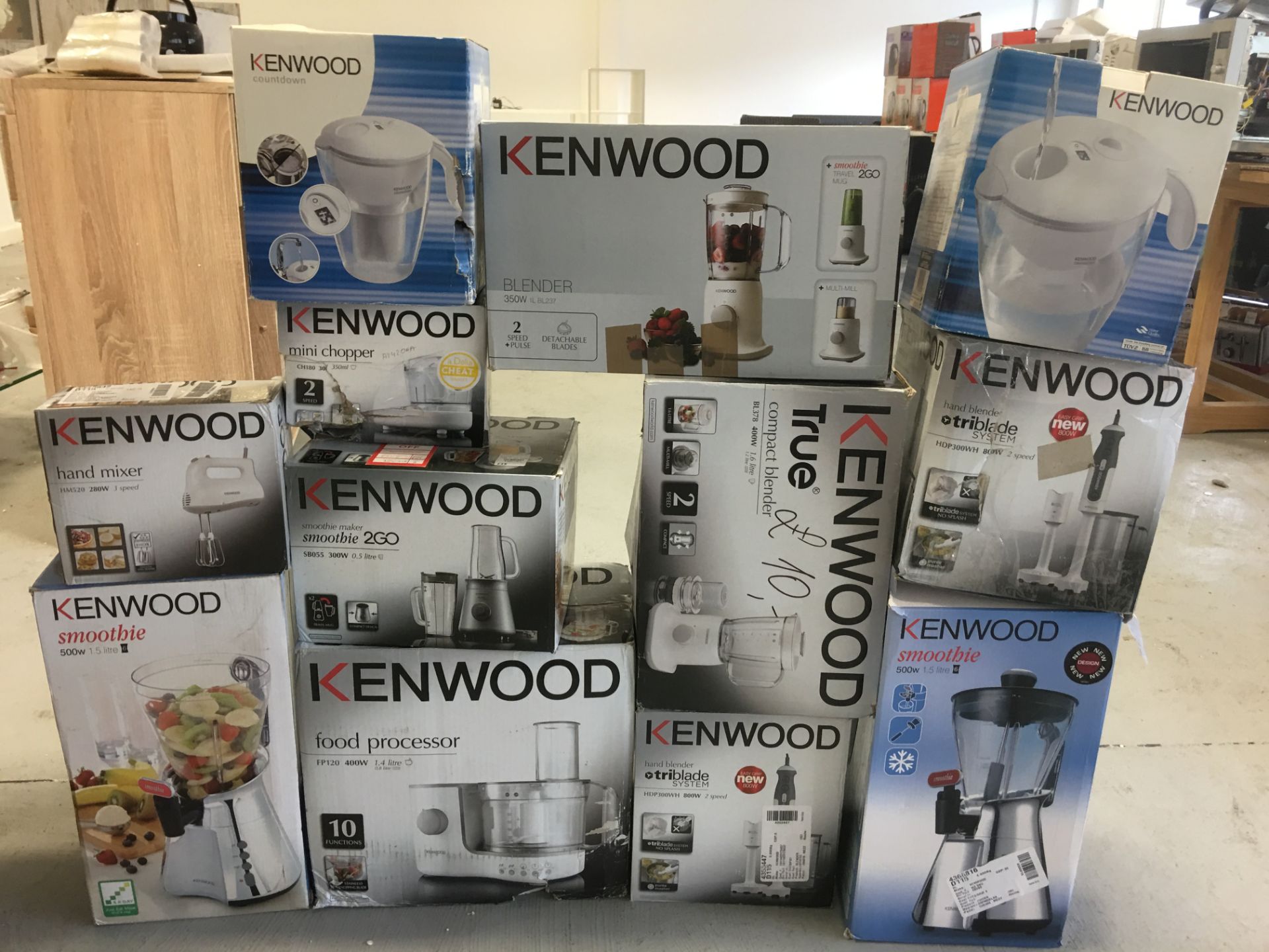 Qty of 12 x Kenwood Branded Small Appliances