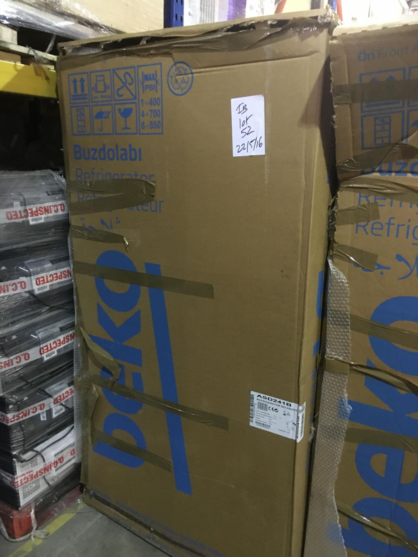 Boxed Beko American Fridge Freezer ASDL241B RRP £629