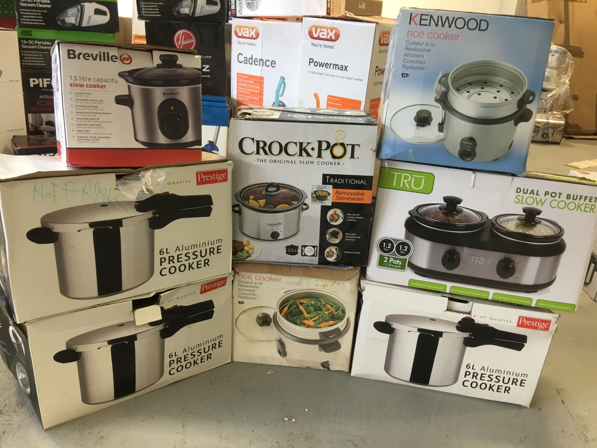 Qty of 9 x Mixed Branded Small Cookers