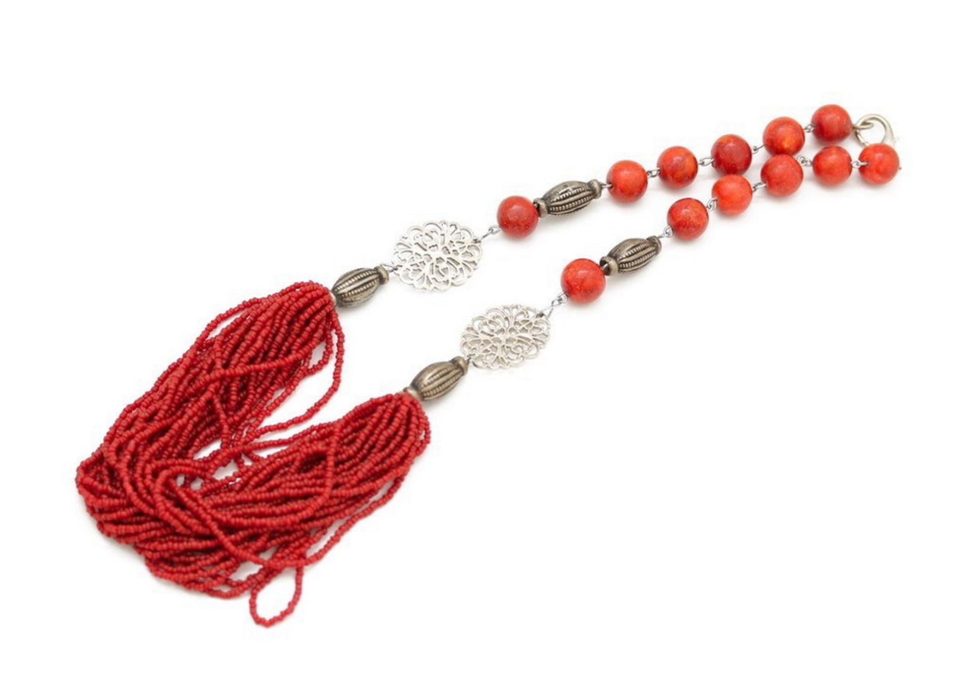 N. 62 (5.266 IVG EREDITA) COLLANA CORALLO ROSSO