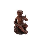 Putto in legno h cm. 58 fine '600