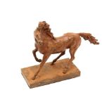 Scultura raffigurante cavallo M. Zappino fusione a cera persa 1996 h. cm. 19 esemplare unico con