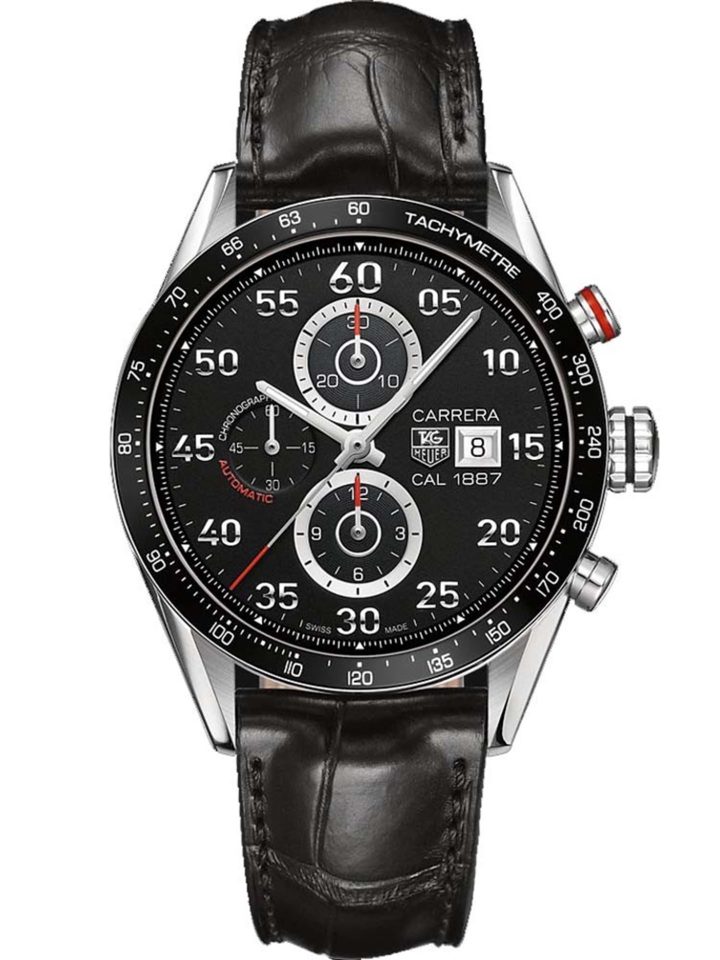 BRAND NEW TAG HEUER CARRERA CAL 1887 LEATHER STRAP - Image 6 of 6