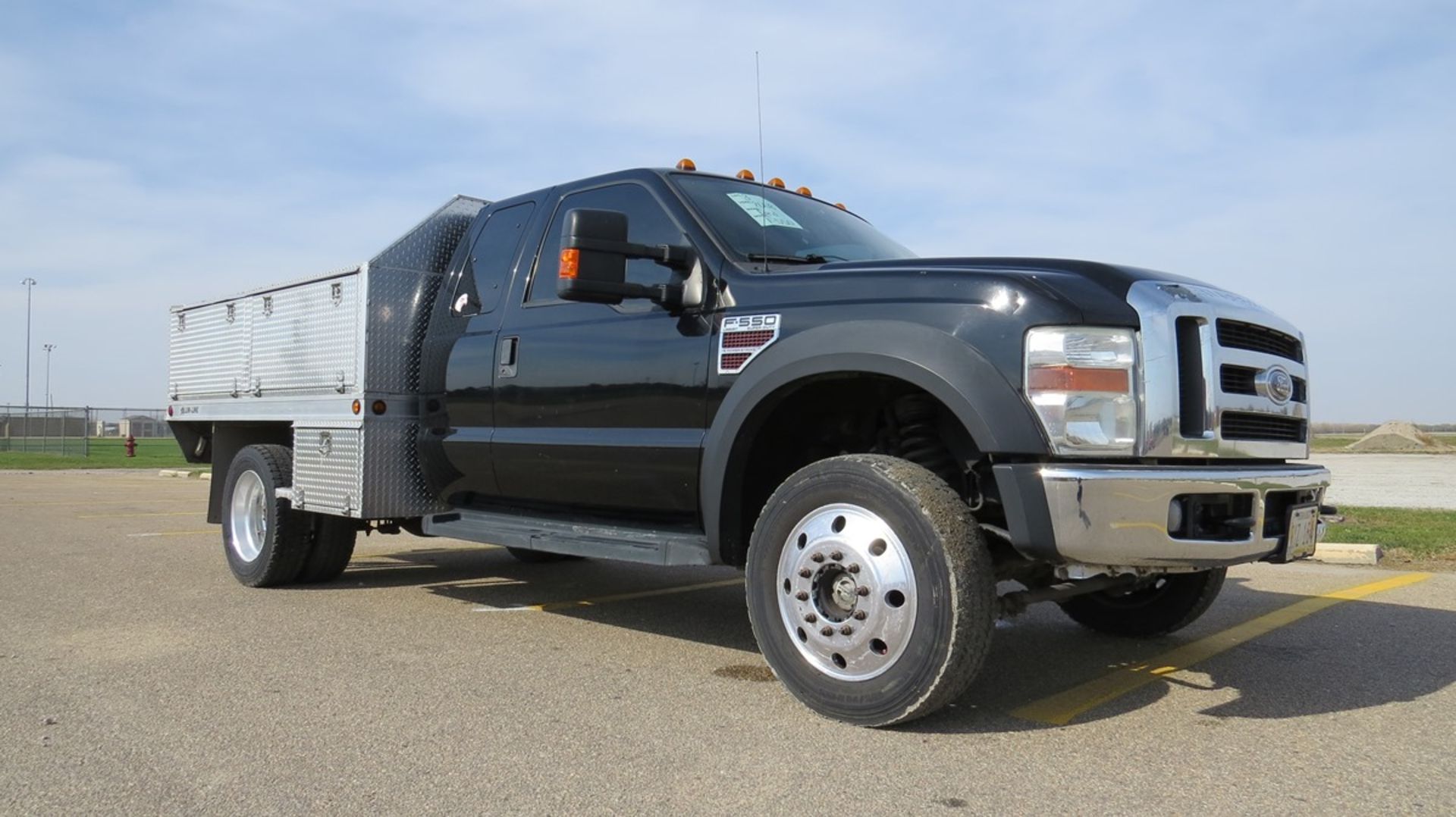 2008 Ford Model F-550 Lariat Extended Cab 4x4 Diesel 1-Ton Dually Pickup, VIN# ED26416, 6.4 Liter - Image 4 of 43