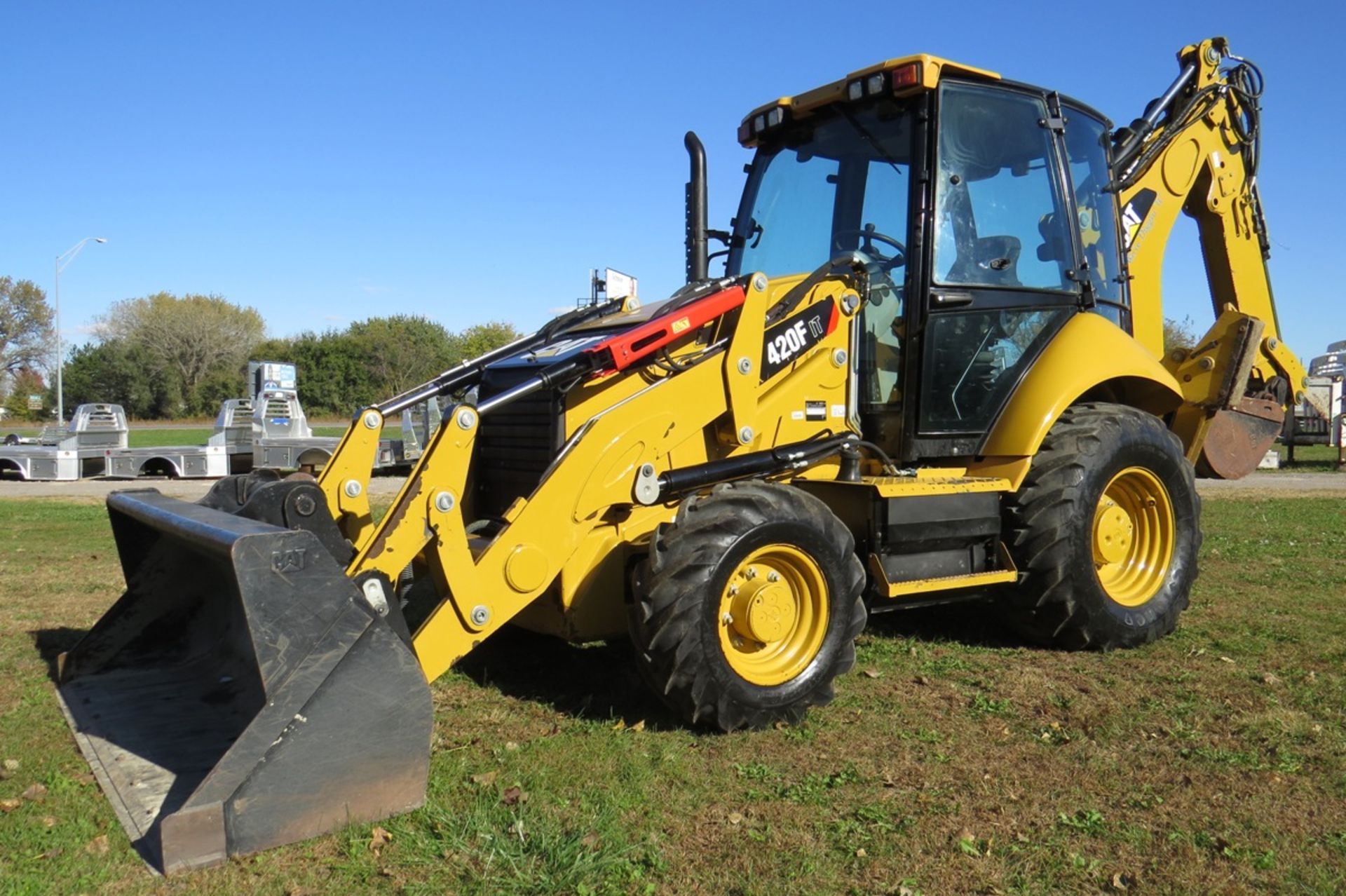 2015 Caterpillar Model 420IT Tractor/Loader/Backhoe, SN#CATO420FTJWJ02091, Cat C7 Turbo Diesel