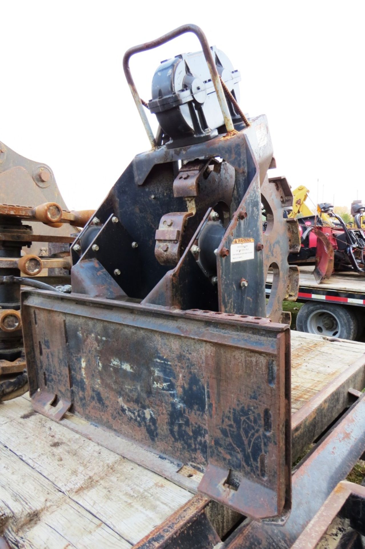 Melroe Ingersoll-Rand Bobcat Model "Trench Compactor" Hydraulic Drive Trench Wheel Attachment for