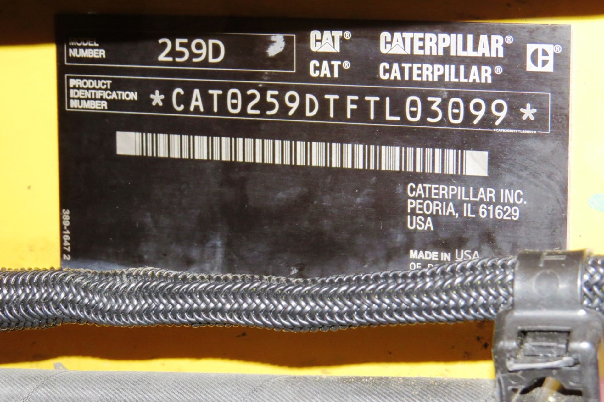 2014 Caterpillar Model 259D Track-Type Skid Loader, SN# CAT0259DTFTL03099, Cat Model C3.38 Diesel - Image 28 of 30