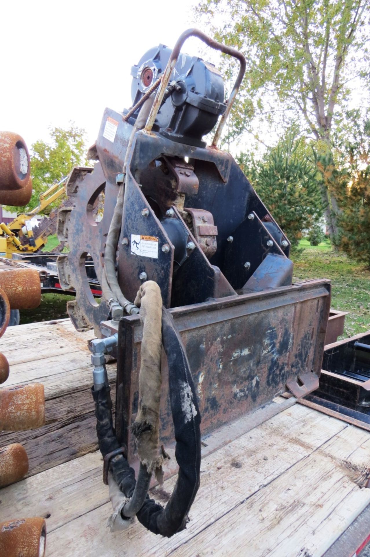 Melroe Ingersoll-Rand Bobcat Model "Trench Compactor" Hydraulic Drive Trench Wheel Attachment for - Image 2 of 5