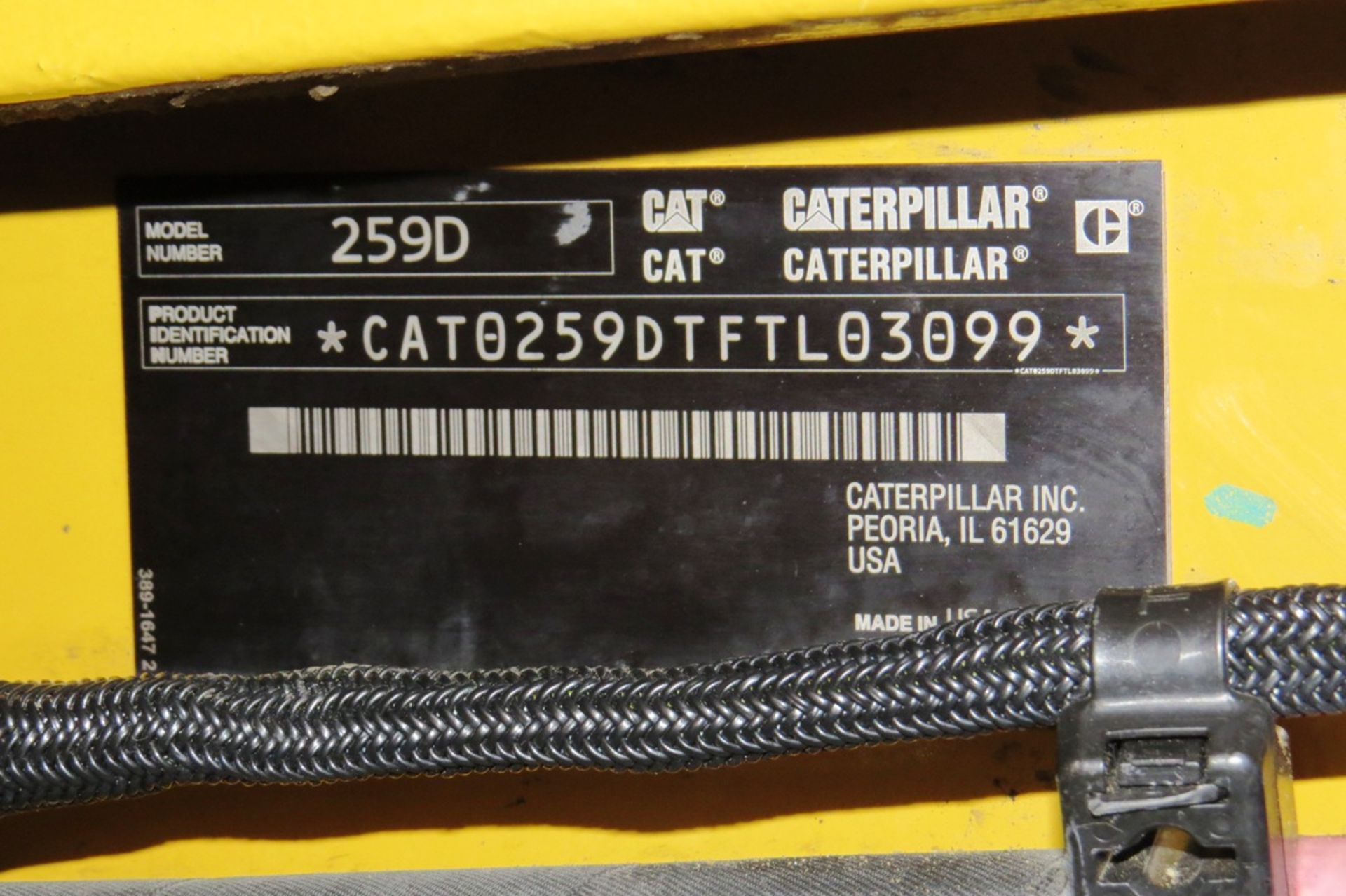 2014 Caterpillar Model 259D Track-Type Skid Loader, SN# CAT0259DTFTL03099, Cat Model C3.38 Diesel - Image 29 of 30