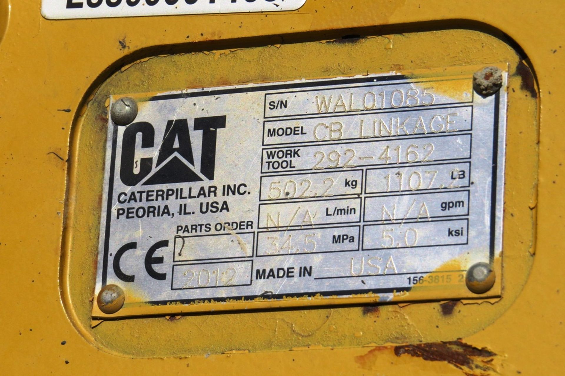 2014 Caterpillar Model 324EL Hydraulic Track-Type Excavator, SN# CATO324ECPNW01409, Caterpillar - Image 15 of 61