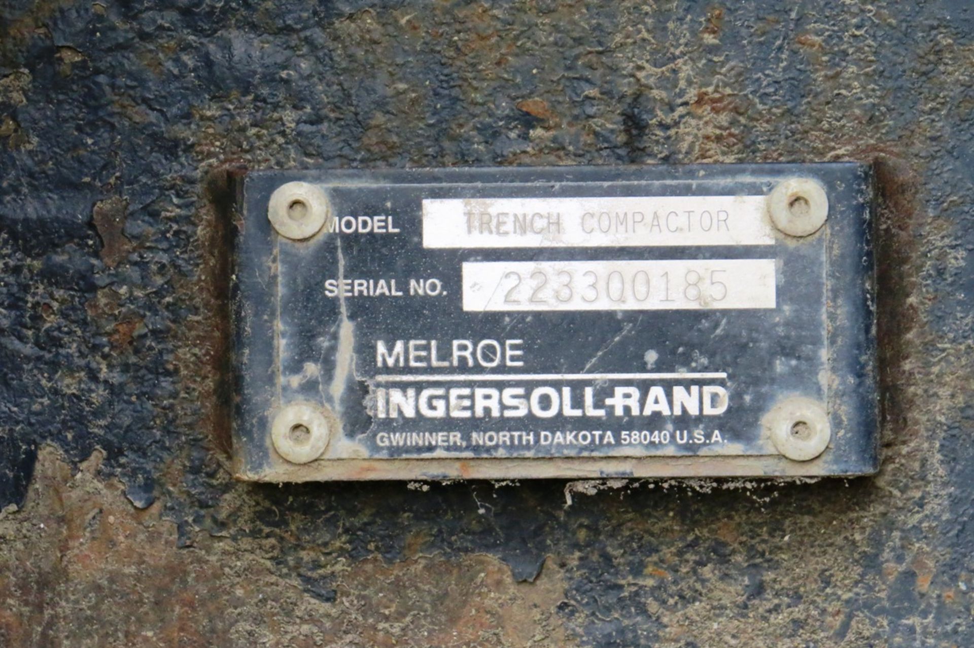 Melroe Ingersoll-Rand Bobcat Model "Trench Compactor" Hydraulic Drive Trench Wheel Attachment for - Image 5 of 5