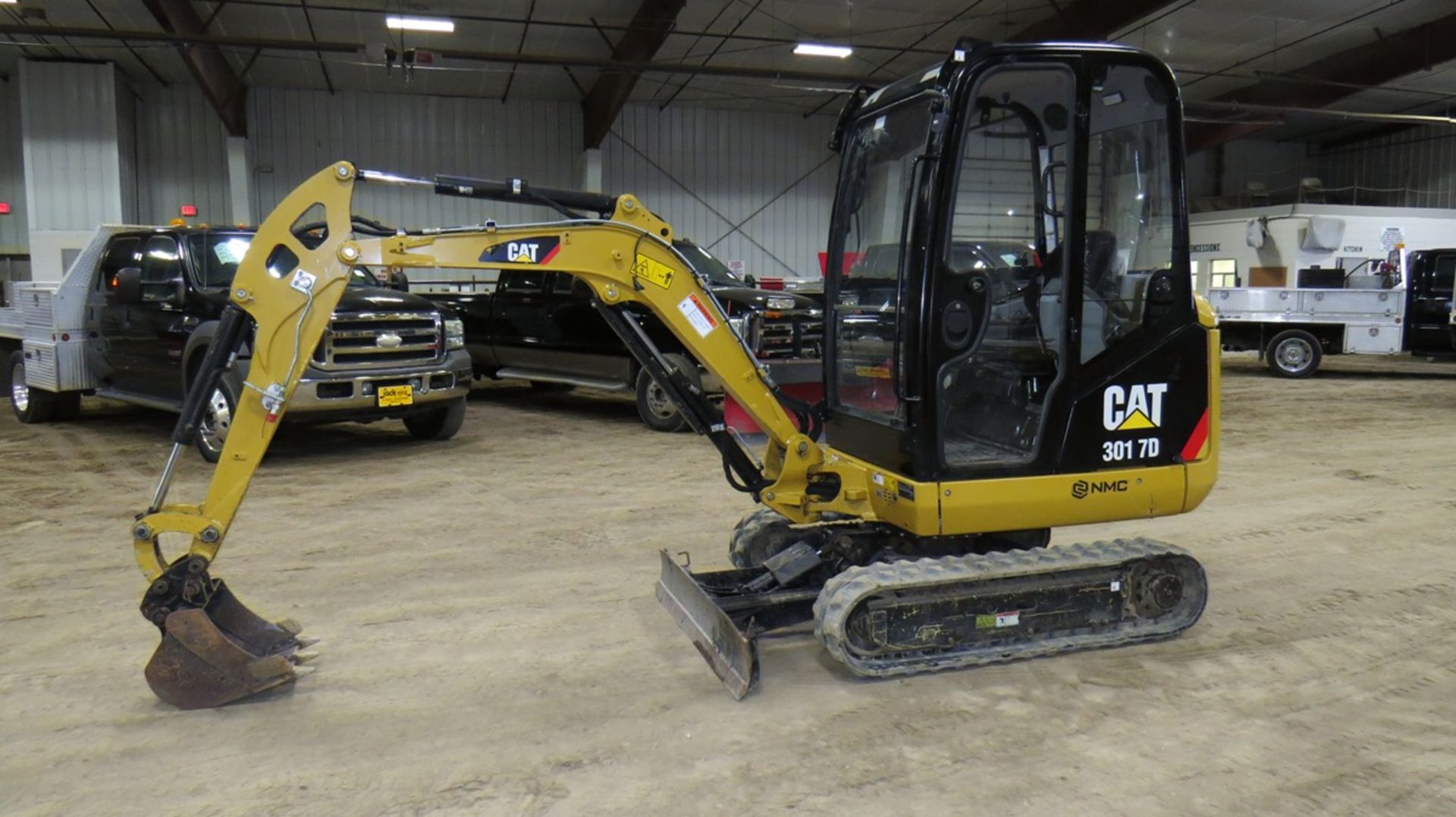 2015 Caterpillar Model 301.7D Hydraulic Mini Excavator, SN# CAT3017DJLJ400216, Yanmar 3-Cylinder