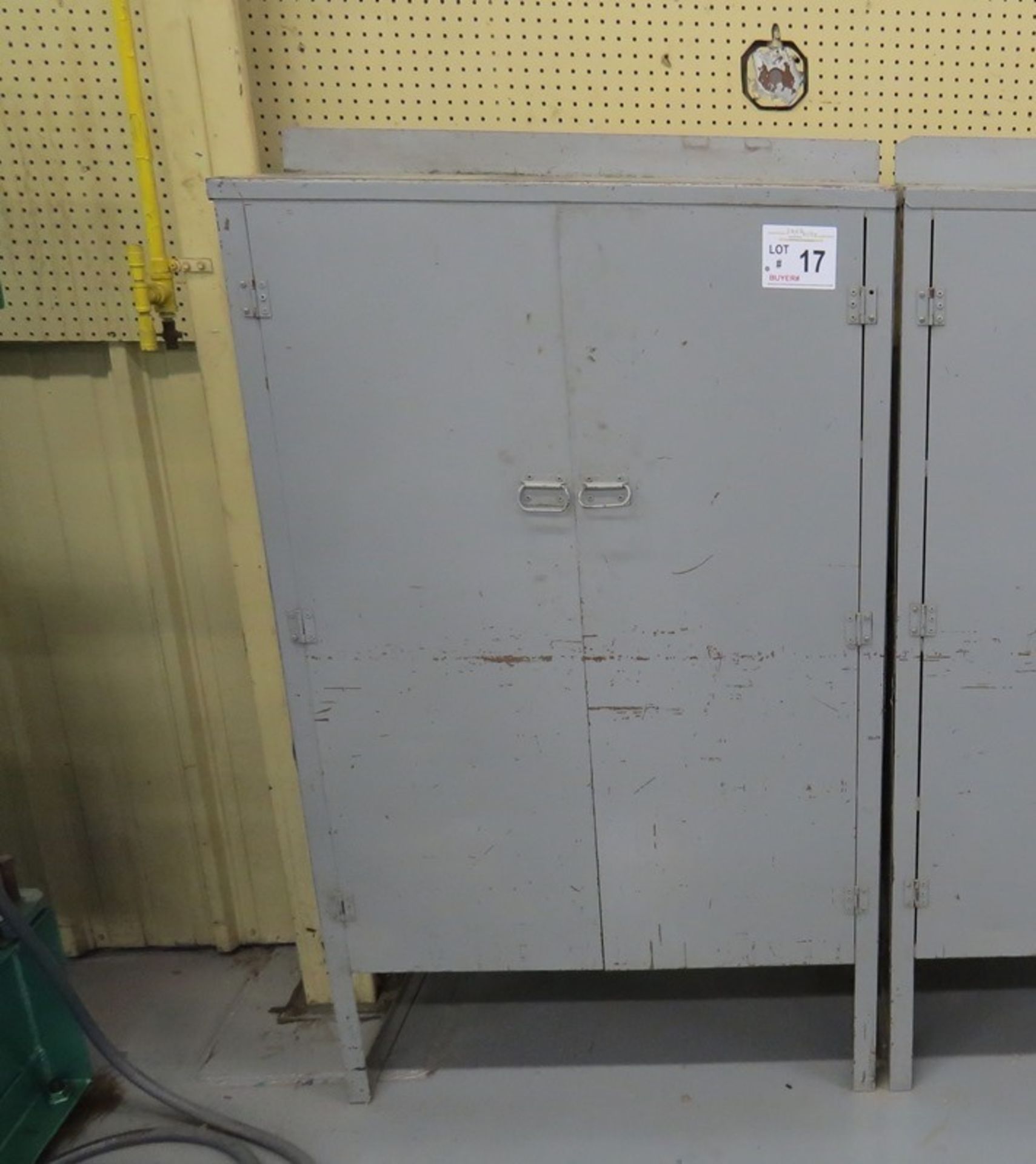 Metal 2-Door Storage Cabinet.