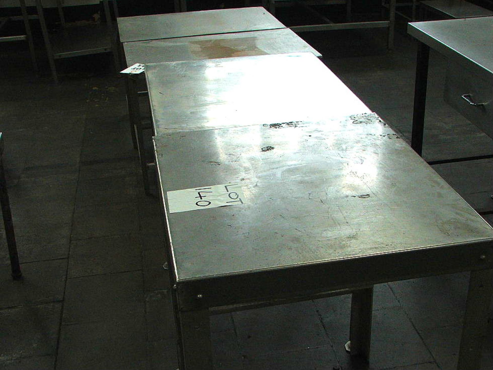 2 X 500 X 600 S/STEEL PREPARATION TABLES