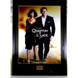 A Signed Quantom Solace James Bond Daniel Craig Promo, Professionally framed,