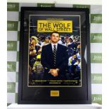 A signed Promo Of "the Wolf of Wall Street" Leonardo De Caprio