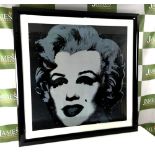 #50/500 ltd Edition Andy Warhol 1987 Marilyn Monroe Lithographic Serigraphy, 2.5ft sq