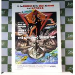 A James Bond 007 Roger Moore Original Formex Promo from Cinema includes hooks