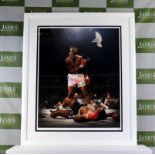 JJ Adams - Muhammed Ali vs Sonny liston sold out wishbone edition and signed by artist