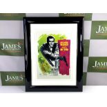 A ltd Edition Sean Connery James Bond Professionally Framed Movie Promo