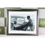 King of Cool Steve Mcqueen Print From Hall of Fame Le Man 24hr Museum