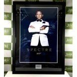 James Bond Daniel Craig Signed "Spectre" Promo, Framed,