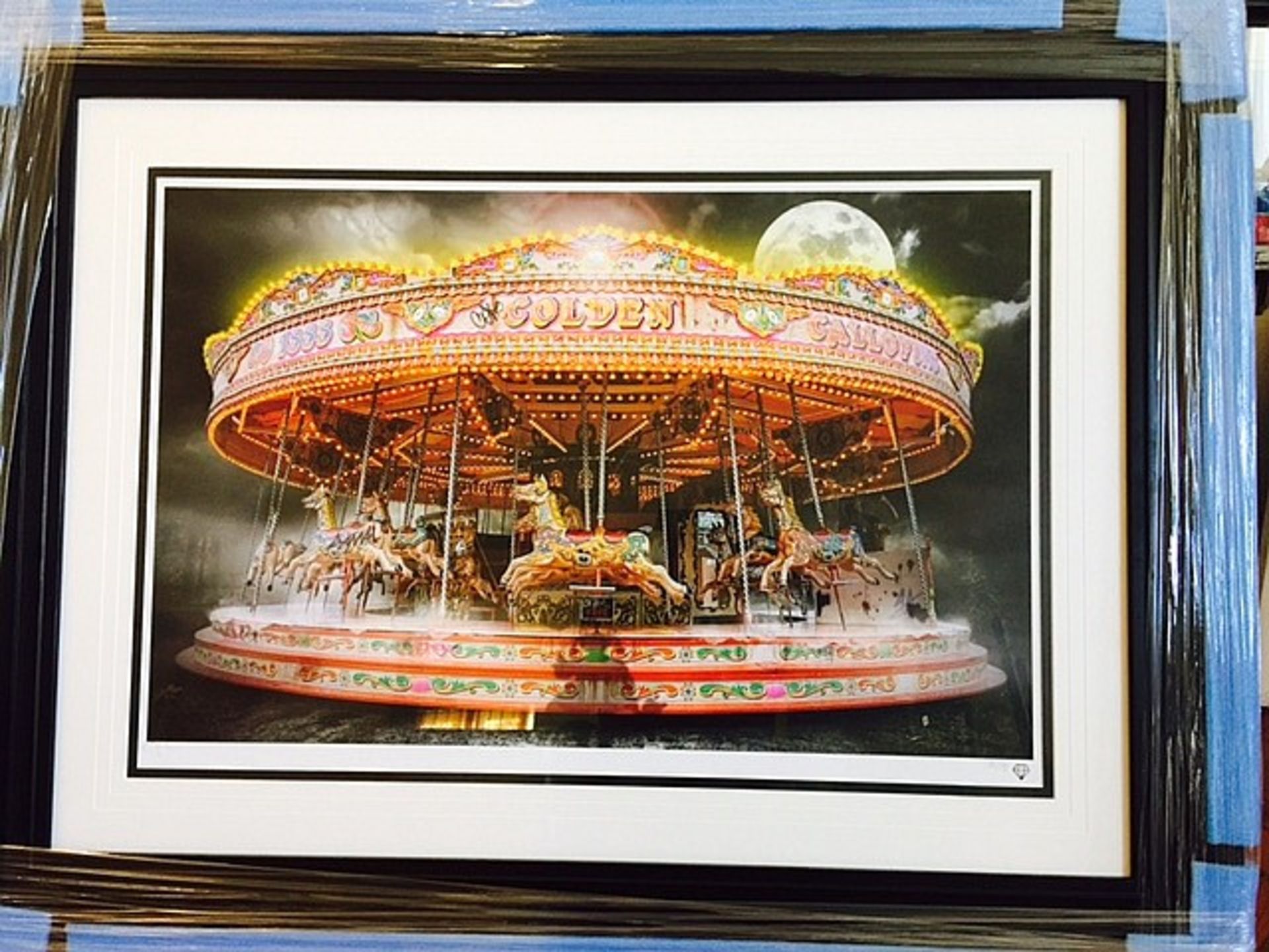JJ Adams Ltd edition 84/195 "The Carousel",Wishbone, Framed and In Original packaging 42 x 32 Inch - Image 3 of 5