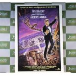 A James Bond 007 Roger Moore Original Formex Promo from Cinema includes hooks