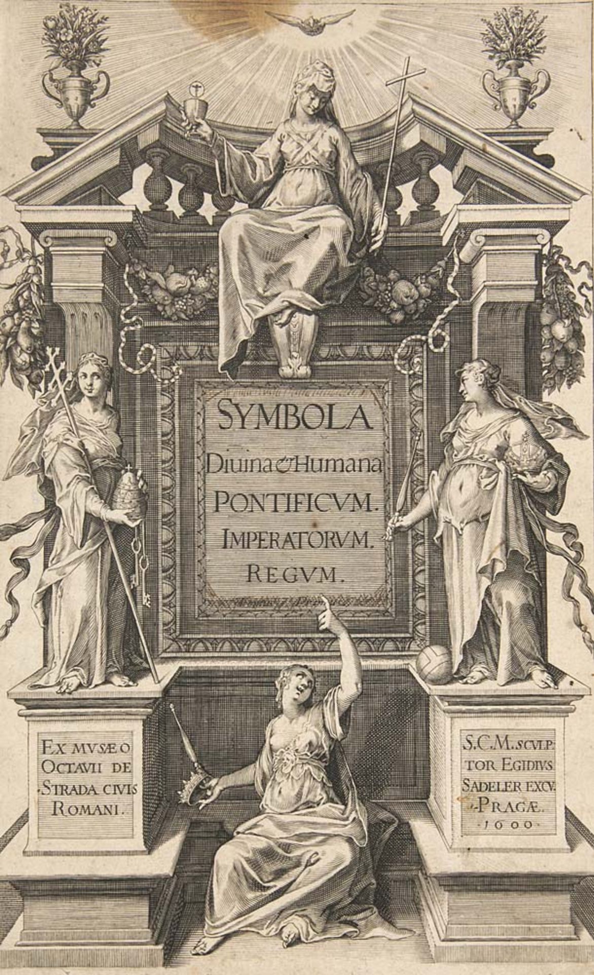 Emblematik - - Typot, J. Symbola divina & humana pontificum, imperatorum, regum, ex musaeo Octavii